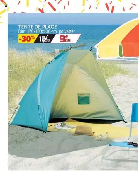 Promo Tente De Plage Chez Gifi Icatalogue Fr