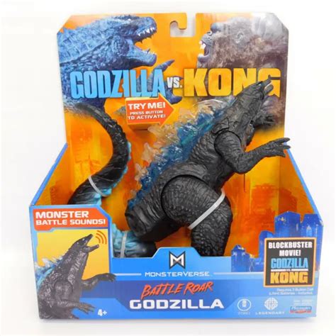 Godzilla Vs Kong Battle Roar Godzilla Figure With Monster Battle Sounds