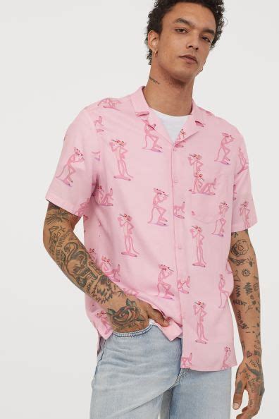 Pink Panther Shirt Hm Shirt Pattern Panther Shirts Pink Panthers