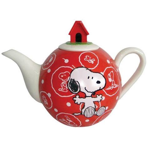 Westland Giftware Ounce Ceramic Teapot Peanuts Snoopy Inch