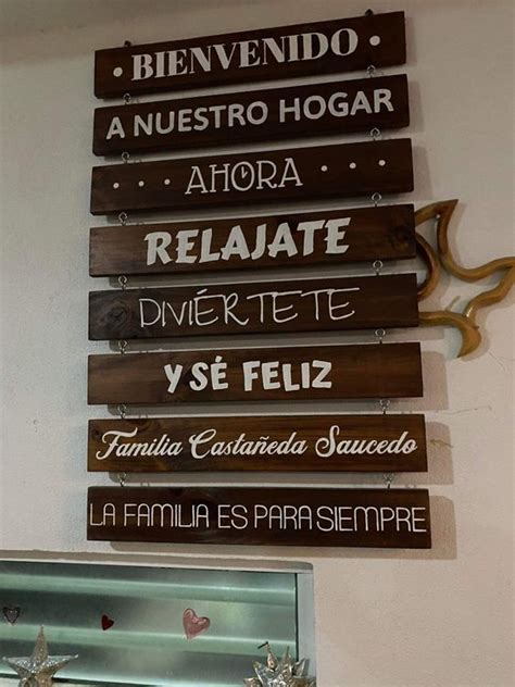 Letreros o carteles de bienvenida para tu hogar Revista KENA México