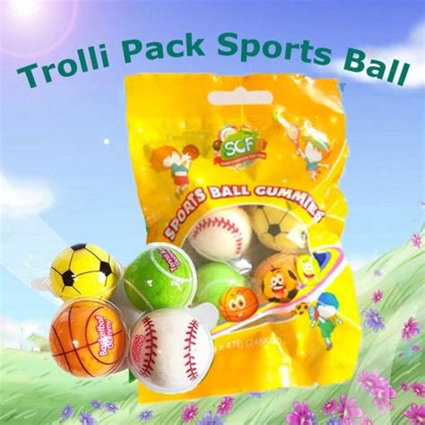 Jual Terlaris Pack Pcs Sports Ball Trolli Gummy Bola Gummi Jelly Korea