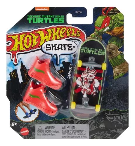 Hot Wheels Patineta Raphael Tortugas Ninja Env O Gratis
