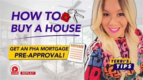 How To Buy A House Get A Fha Mortgage Pre Approval Purchase A Property Free Live