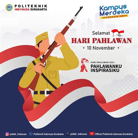 Memperingati Hari Pahlawan Nasional Politeknik Indonusa Surakarta