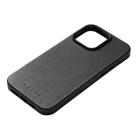 Mujjo Full Leather Case For Iphone 15 Pro Max Black Megamac