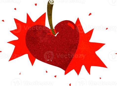 Dibujos Animados Amor Corazón Cereza 45142390 Png