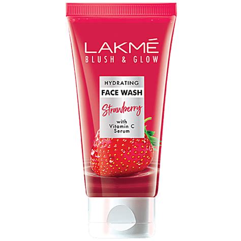 Buy Lakme Blush And Glow Strawberry Freshness Gel Face Wash With