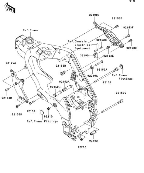 SUPPORT MOTEUR POUR NINJA ZX 10R ZX1000FAF NOIR 2010 Esprit KAWASAKI