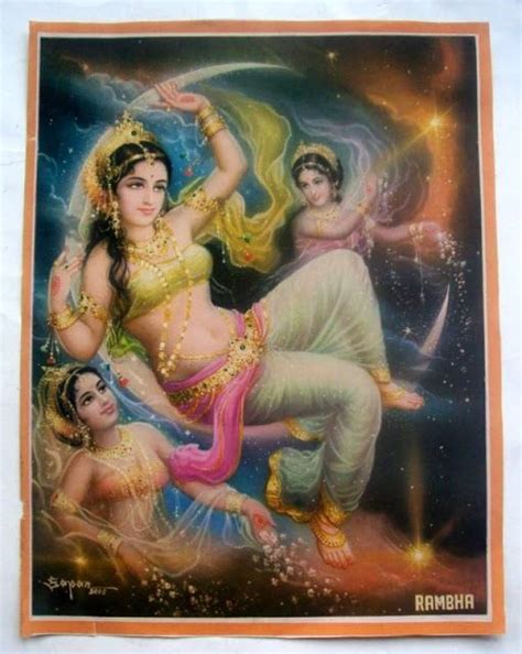 Rambha Apsara Hindu Mythology