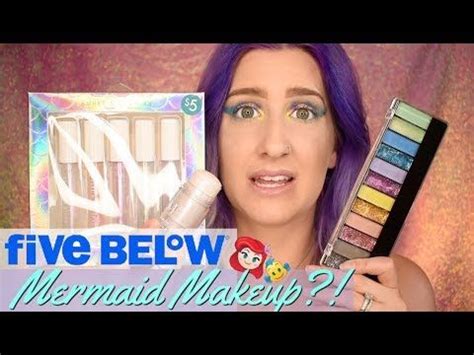 Five Below MERMAID MAKEUP Review! CHEAP AF!!! - YouTube Five Below ...