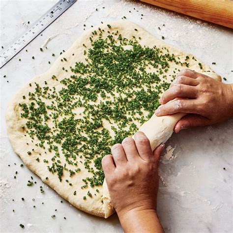 Pull Apart Sour Cream and Chive Rolls Recipe Bon Appétit