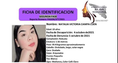 Desaparece Natalia Campa En Cajeme Sin Dejar Rastro Activan Protocolo Alba