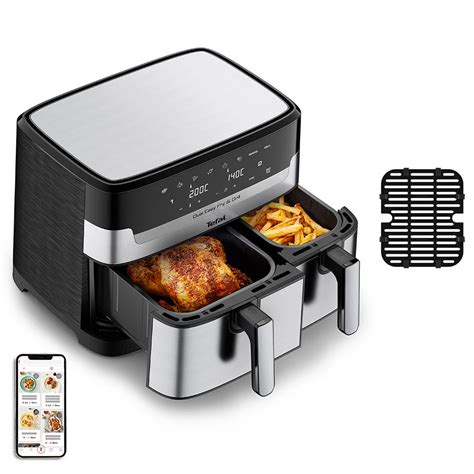 Tefal Dual Easy Fry Grill Deluxe XXL Air Fryer JB Hi Fi