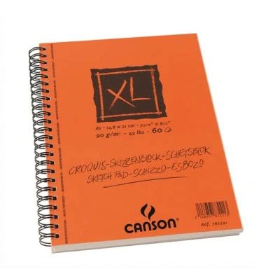 CANSON 60 feuilles papier dessin CROQUIS XL spirale 90g A5 livré en 24H