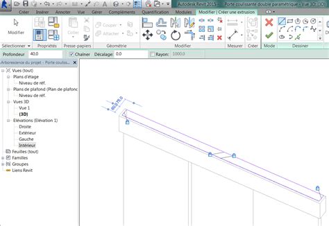 Revit M Mo Revit Famille Porte Coulissante Vantaux Param Trique