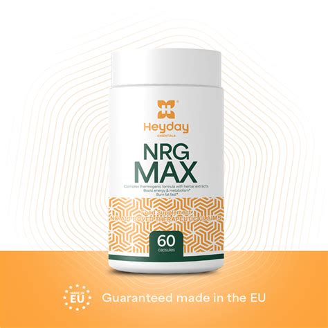 Heyday Essentials Nrg Max 60 Capsules Heyday Philippines