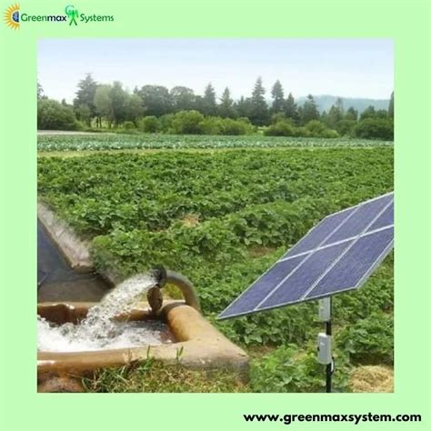 Solar Power Pumps Greenmax Hp Solar Water Pumping Systems In Bhopal