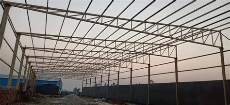 Panel Build Mild Steel Industrial Shed Structure At Rs 180 Sq Ft In