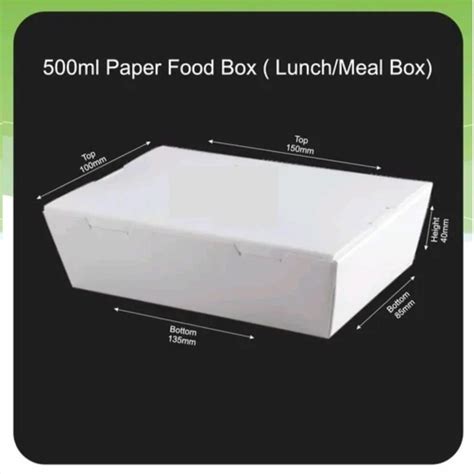 500ml Paper Food Box At Rs 35piece Paper Box In New Delhi Id 2853671777791