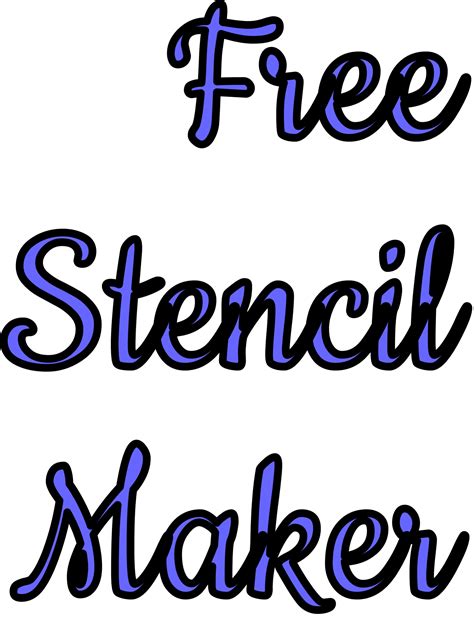 Printable Stencil Maker