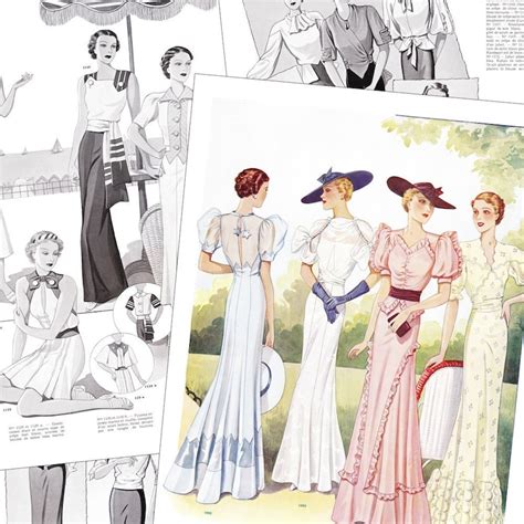 Pdf Of 30s Haute Couture Vintage Sewing Pattern Catalog Etsy