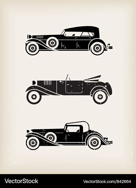 Vintage car Royalty Free Vector Image - VectorStock