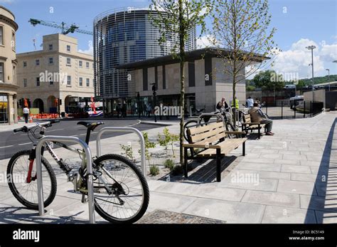 Newly Constructed Bus Station In Bath Stock Photo - Alamy