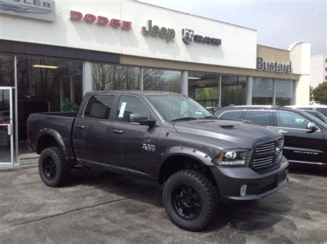 Matte Black Lifted Dodge Ram