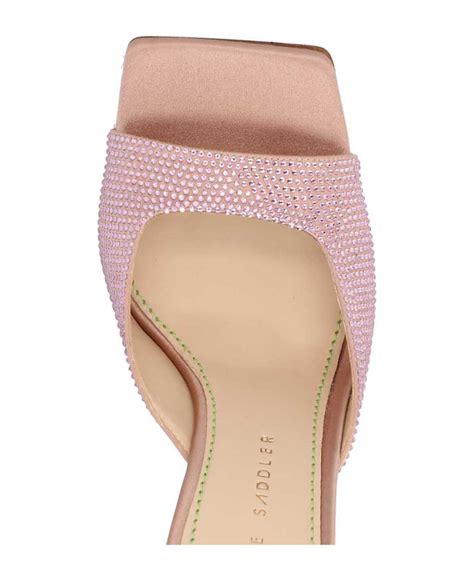 The Saddler X Caroline Vreeland Satin Nude Sandals Italist ALWAYS LIKE A SALE