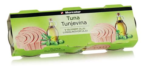 Tuna V Oljčnem Olju Mercator 3 X 80 G