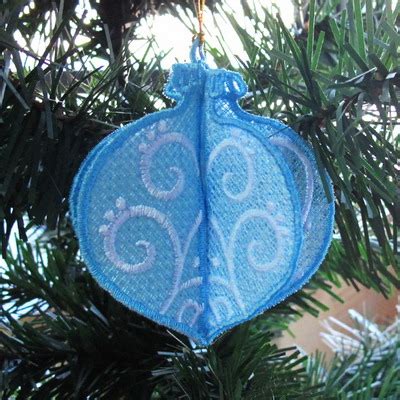 3D FSL Christmas Ornaments OregonPatchWorks