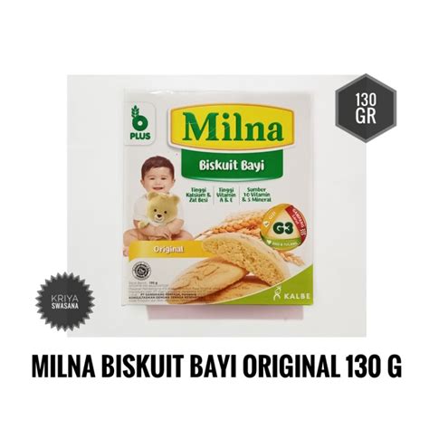 Jual MILNA BISCUIT BISKUIT BAYI ORIGINAL 130 G Gr 130gr 130g Shopee