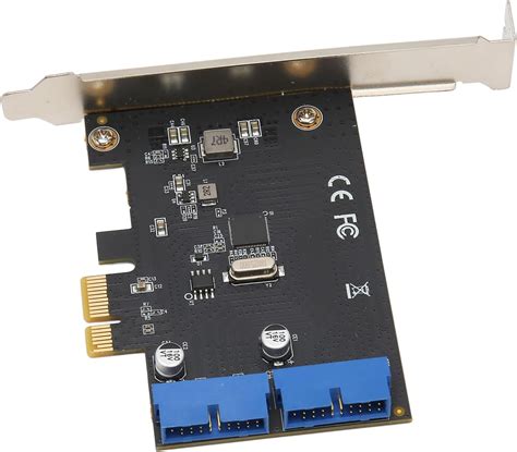 Amazon co jp PCI E X1 デュアル 20 ピン USB 3 0 カード2 ポート 19 ピン USB 3 0