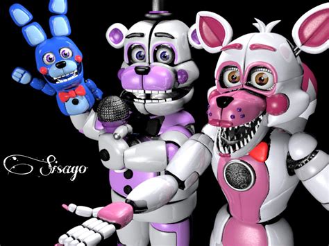 Funtime Freddy Y Funtime Foxy Cinema 4d Fnaf Amino Español Amino