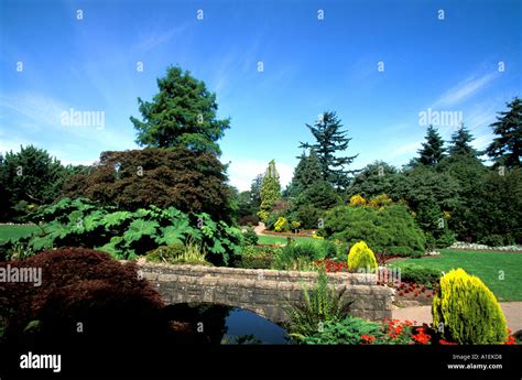 Vancouver Canada Queen Elizabeth Park Gardens Stock Photo Alamy