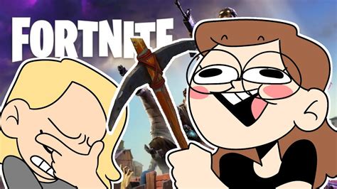 Teaching My Sister How To Play Fortnite Ft Kelsey Animated Youtube