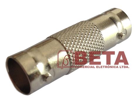 Conector Bnc Dupla Femea Beta Componentes Eletr Nicos