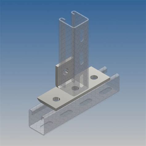 P1033 90 Degree Unistrut T Bracket Network Cable And Pipe