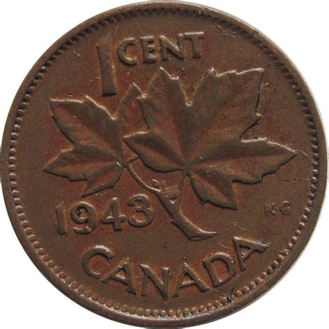 1943 Canadian Cent