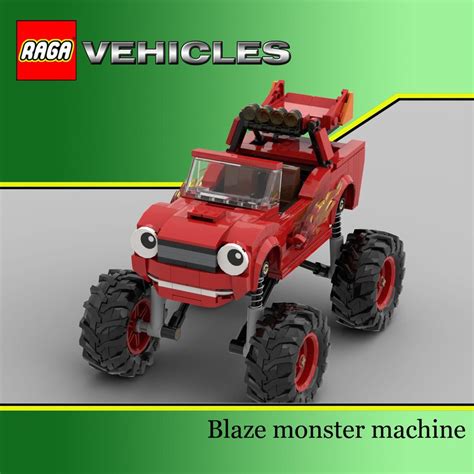 Lego Moc Blaze Monster Machine By Carede Rebrickable Build With Lego