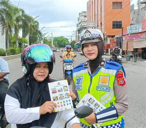 Polantas Bireuen Kampanye Tertib Berlalu Lintas PsikoDay