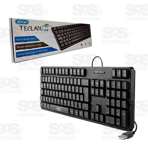 Teclado Gamer Fio USB RGB Knup Kp Te106