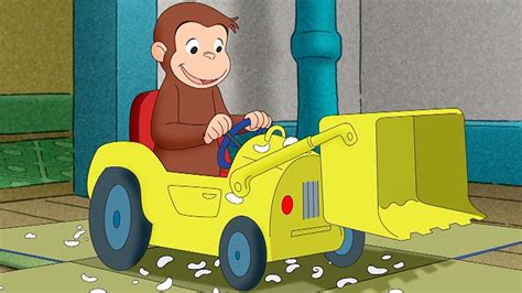 George O Curioso George Ganha Uma Escavadeira Desenhos Animados