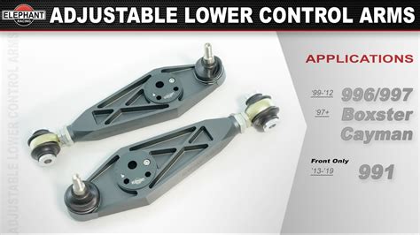 Adjustable Lower Control Arms Wishbones For Porsche