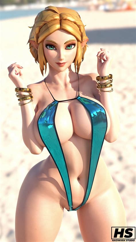 Hentai Nintendo 1girl 3d Alluring Bare Legs Big Ass Big Breasts