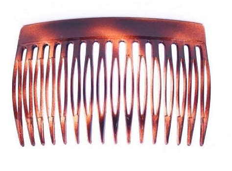 Caravan® French Tortoise Shell Classic Comb With Rim Semi Deep Curve