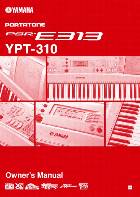 Yamaha Keyboard Psr Ew300 User Manual