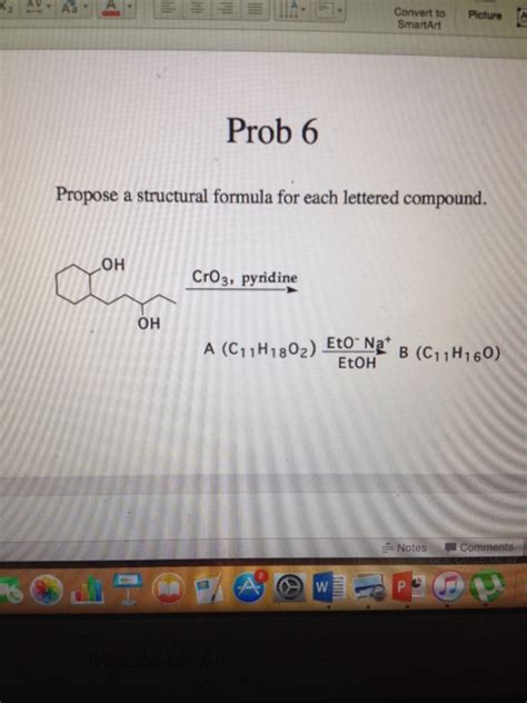 Solved Propose A Structural Formula For Each Lettered Chegg