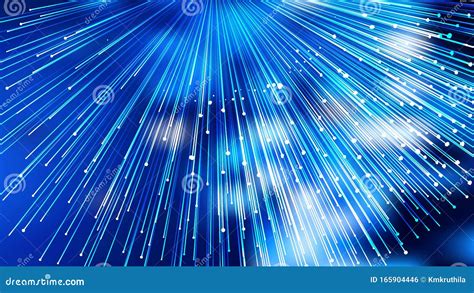 Abstract Dark Blue Light Rays Lines Background Stock Vector